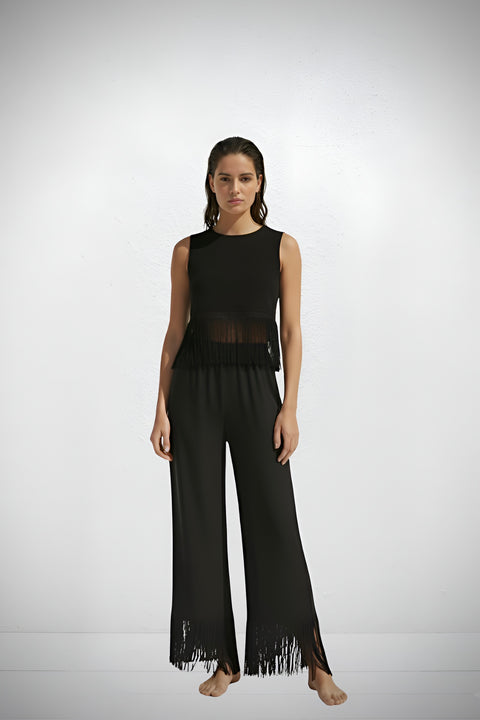 Le Pantalon En Lin À Franges