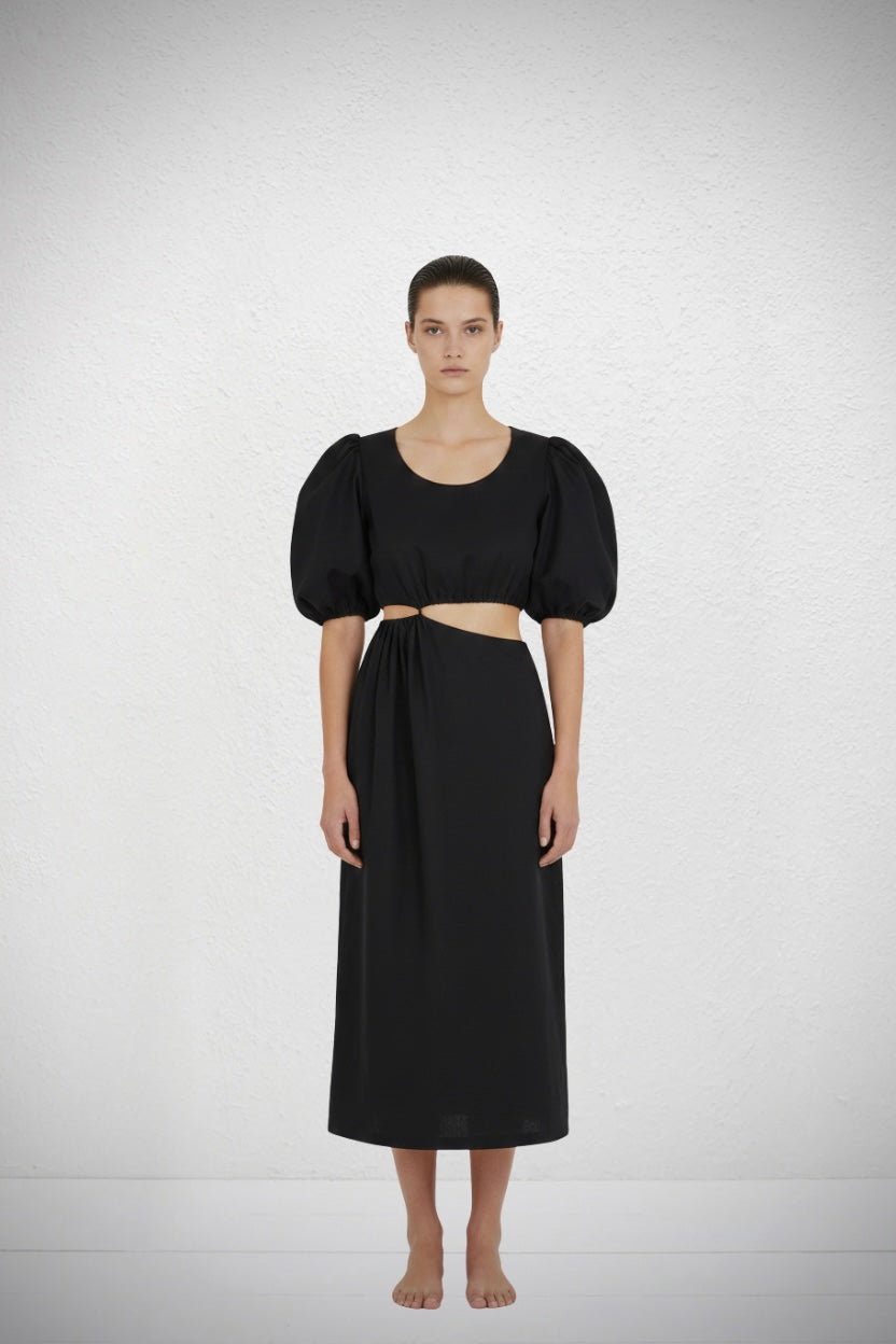 Vanessa Rounded The Voluminous Rounded Neck Dress – Vanessa Sposi