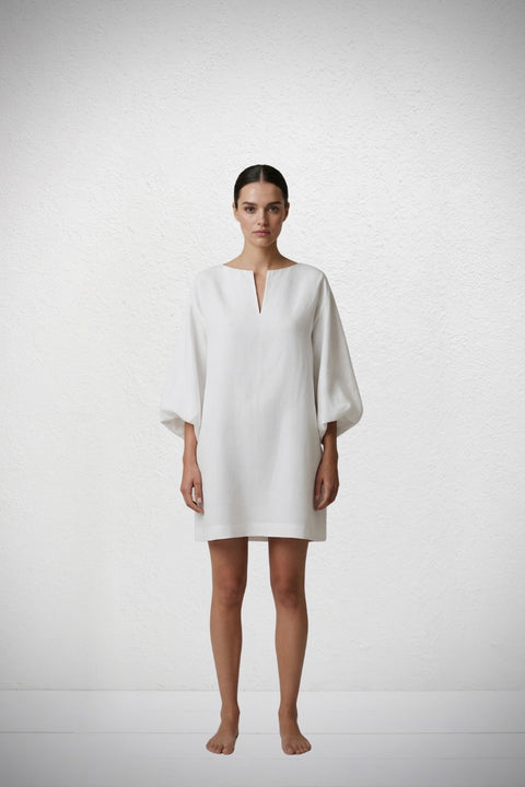 La Mini Robe Manches Volumineuses