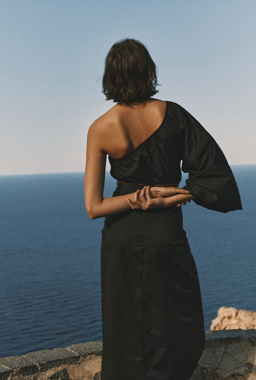 The Puff Sleeve Asymmetrical Dress The Puff Sleeve Asymmetrical Dress